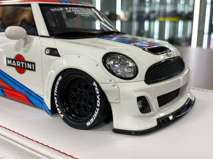 1:18 Resin Model IVY Merit Models Mini Cooper LBWK – Martini (Limited 39 pcs – Dubai Collectors)