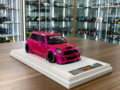 1:18 Resin Model IVY Merit Models Mini Cooper LBWK – Flash Pink (Limited 39 pcs – Dubai Collectors)