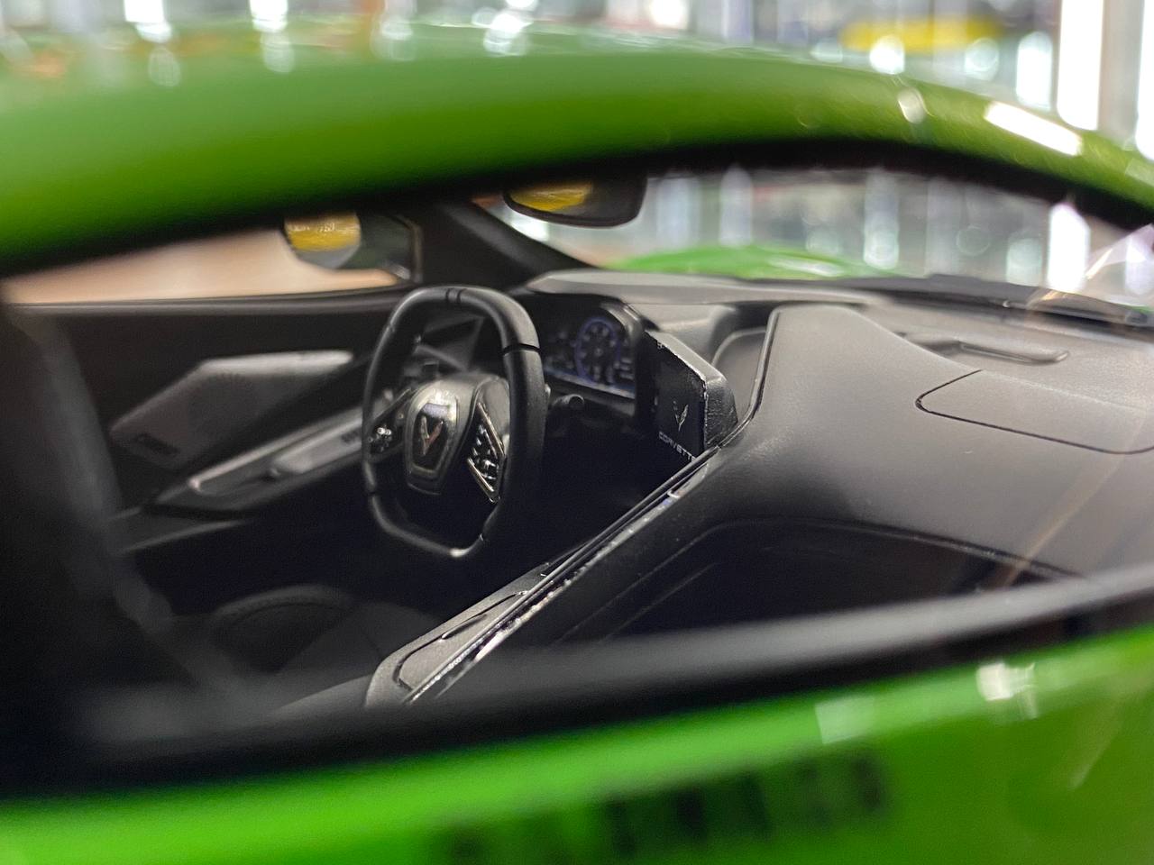 1:18 Resin Model IVY Merit Models Chevrolet Corvette C8 LBWK – Hulk Green (Limited 99 pcs – Dubai Collectors)