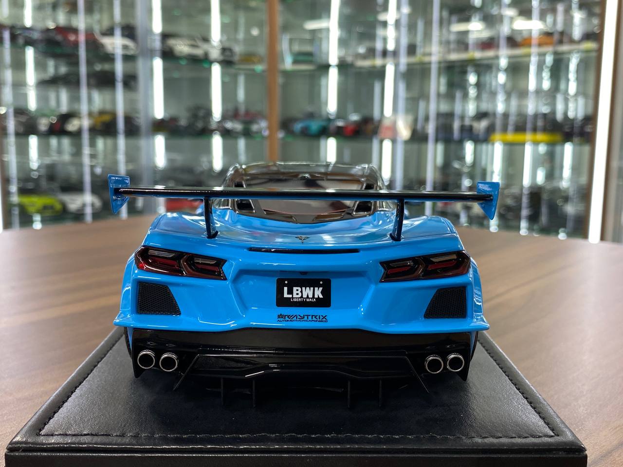 1:18 Resin Model IVY Merit Models Chevrolet Corvette C8 LBWK – Baby Blue (Limited 99 pcs – Dubai Collectors)