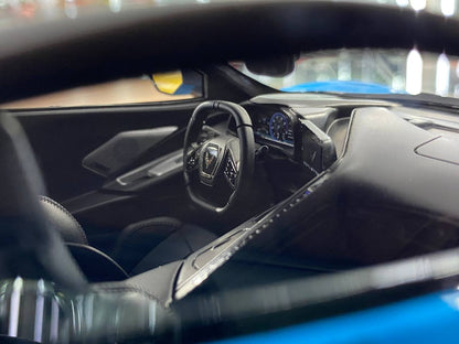 1:18 Resin Model IVY Merit Models Chevrolet Corvette C8 LBWK – Baby Blue (Limited 99 pcs – Dubai Collectors)
