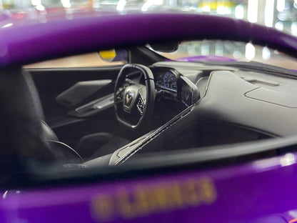 1:18 Resin Model IVY Merit Models Chevrolet Corvette C8 LBWK – Purple (Limited 99 pcs – Dubai Collectors)