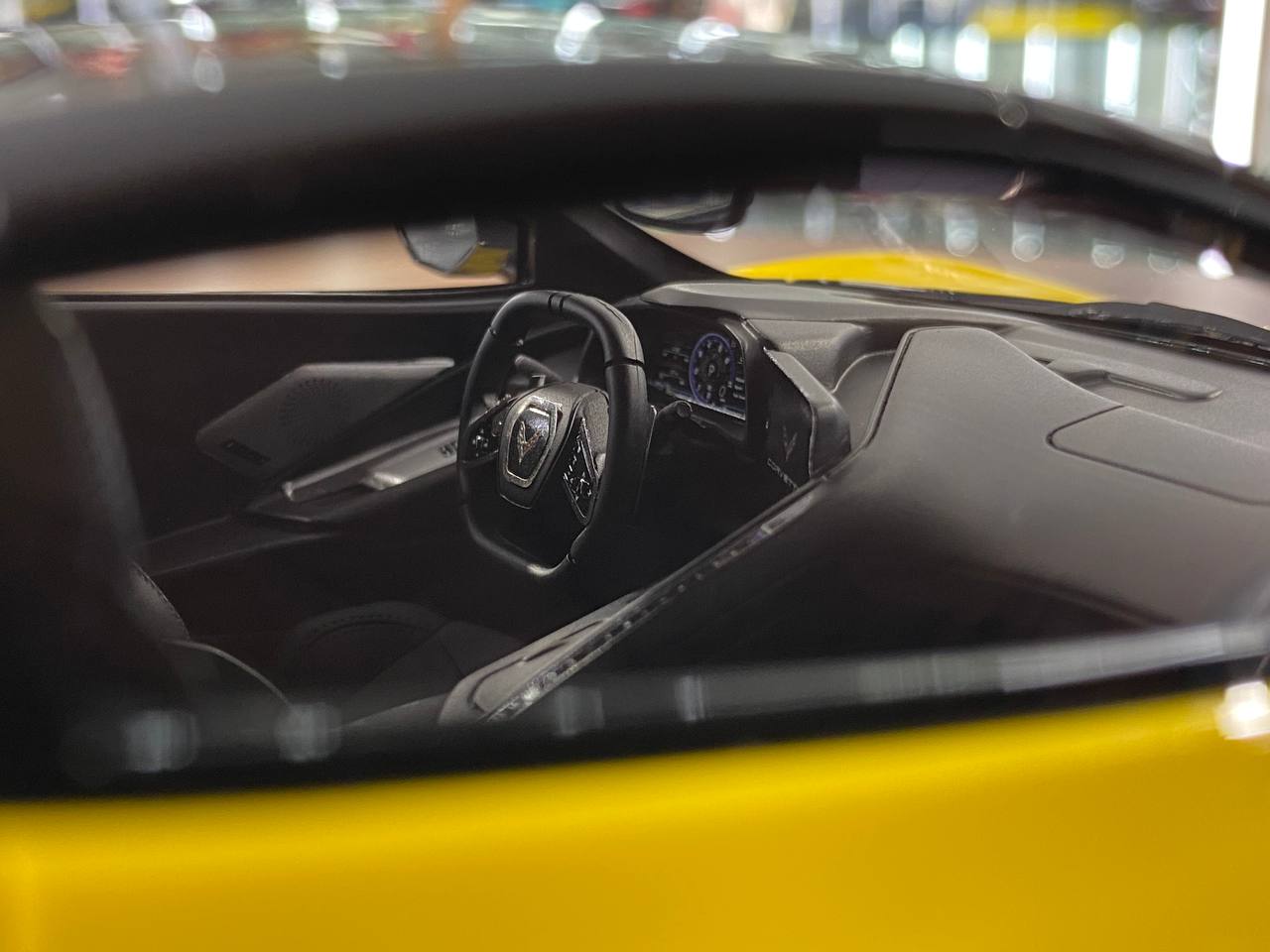 1:18 Resin Model IVY Merit Models Chevrolet Corvette C8 LBWK – Yellow (Limited 99 pcs – Dubai Collectors)