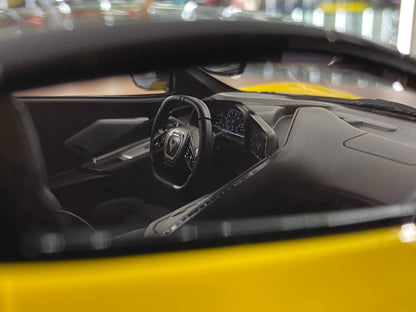 1:18 Resin Model IVY Merit Models Chevrolet Corvette C8 LBWK – Yellow (Limited 99 pcs – Dubai Collectors)