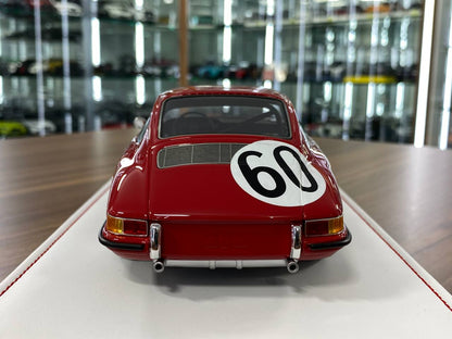 1:18 Resin Model IVY Merit Models Porsche 911 S 1967 Le Mans #60 – Red (Limited 88 pcs – Dubai Collectors)