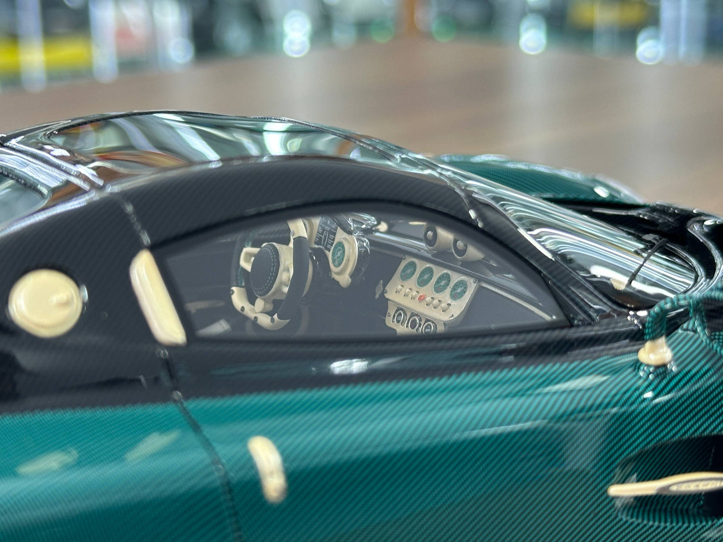 Pagani Utopia – Green Carbon Fiber – BBR Custom Made – 1:18 Resin Model (Limited 2 pcs PRICE ON REQUEST)