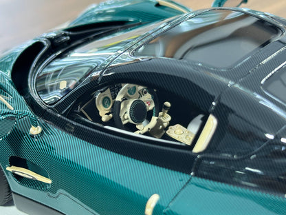 Pagani Utopia – Green Carbon Fiber – BBR Custom Made – 1:18 Resin Model (Limited 2 pcs PRICE ON REQUEST)