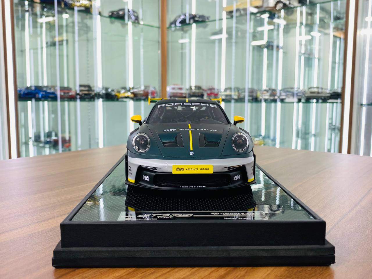 Timothy & Pierre Porsche 911 (992.1) GT3 RS Resin Model - AM Matt Green | 1/18