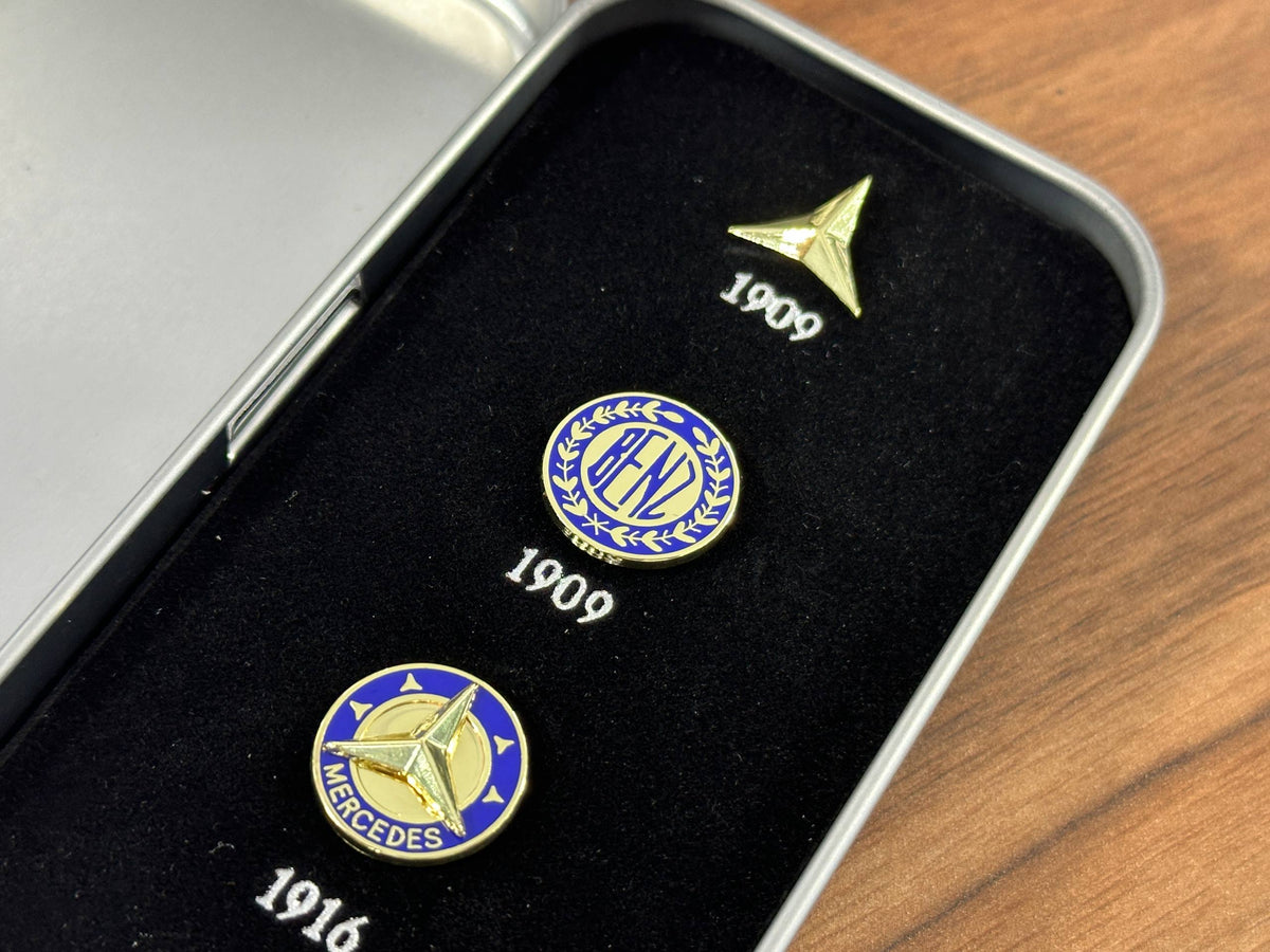 Mercedes‑Benz Stickpin Historie Pin Set – Dealer Edition