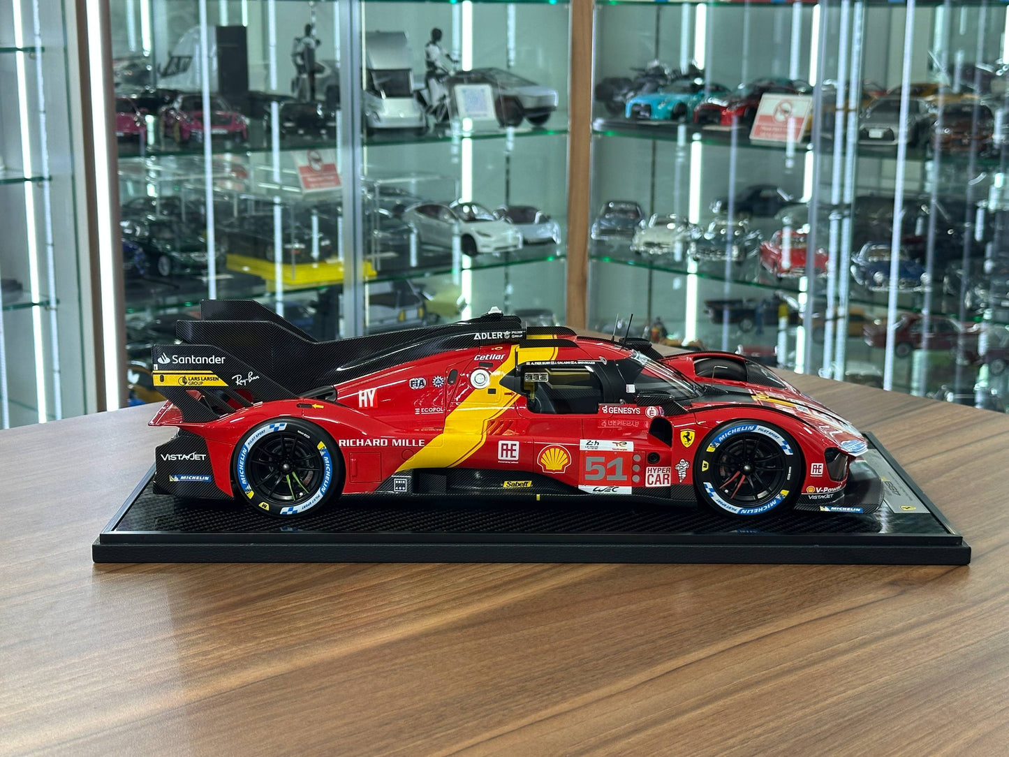 1/18 Diecast Model Ferrari 499P Winner Le Mans 2023 #51 by BBR