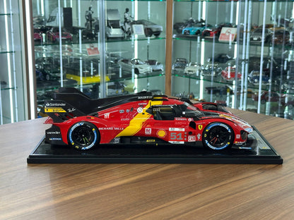1/18 Diecast Model Ferrari 499P Winner Le Mans 2023 #51 by BBR