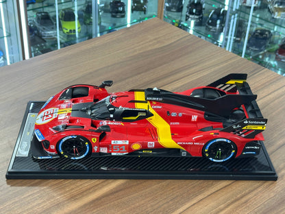 1/18 Diecast Model Ferrari 499P Winner Le Mans 2023 #51 by BBR