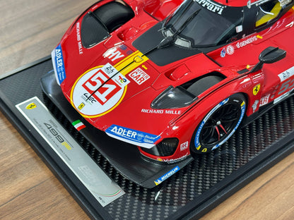 1/18 Diecast Model Ferrari 499P Winner Le Mans 2023 #51 by BBR