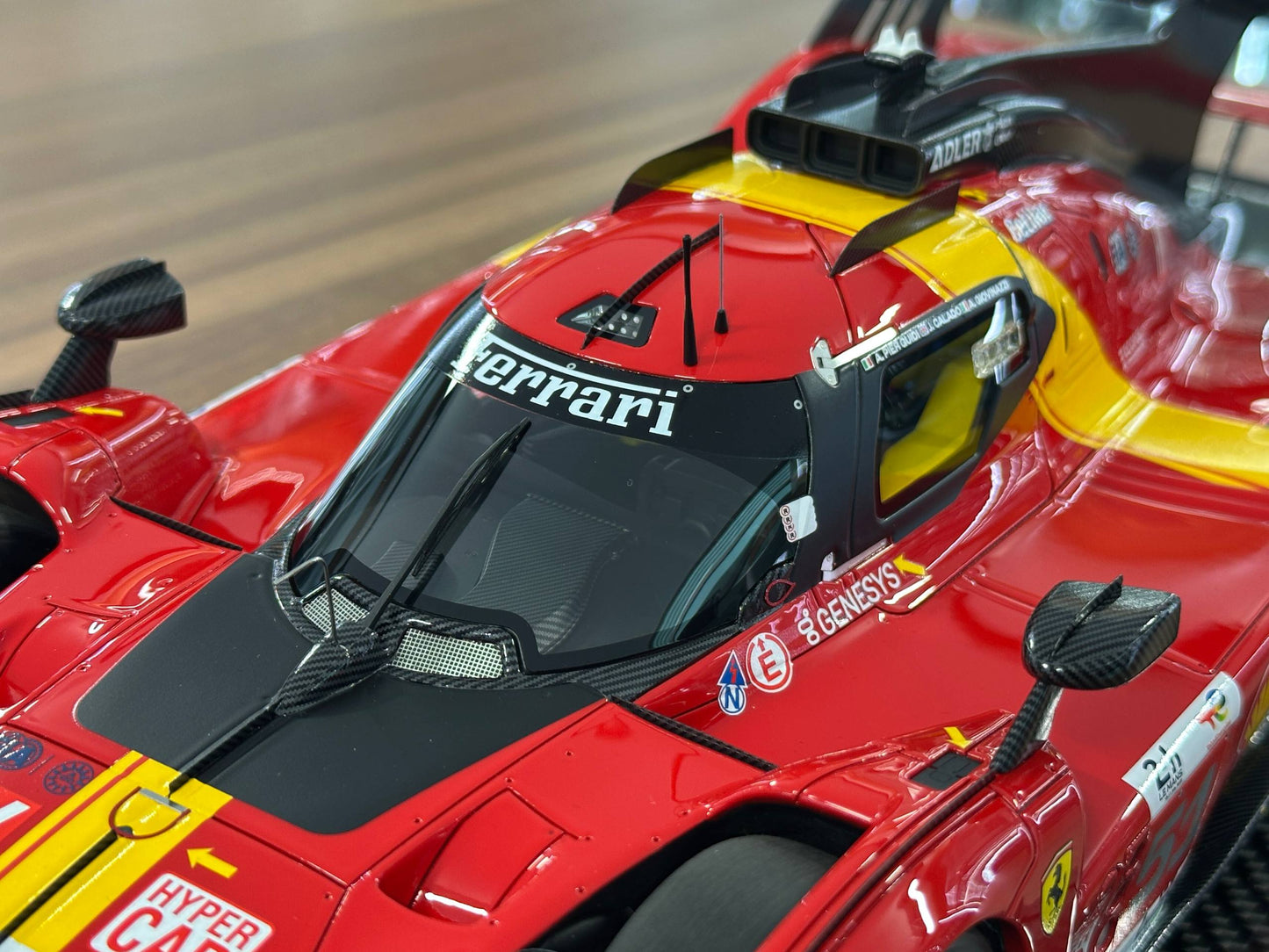 1/18 Diecast Model Ferrari 499P Winner Le Mans 2023 #51 by BBR