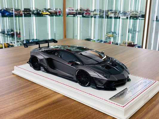 Davis & Giovanni Lamborghini Aventador 2.0 LB Performance Resin - Matt Metallic Grey | 1/18
