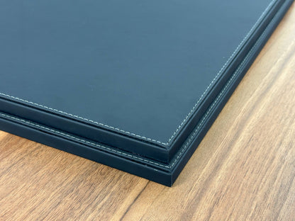1/18 Acrylic Display Case – Black Leather Base – Premium Collector Edition