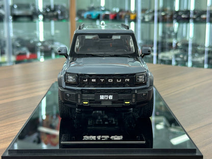 JETOUR T2 – JETOUR AUTO (Grey, 1/18 Diecast, Limited Edition, Doors Opening)