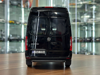 1/18 Diecast Mercedes-Benz Sprinter (2018) – Norev (Black, Full Opening)