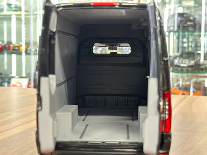 1/18 Diecast Mercedes-Benz Sprinter (2018) – Norev (Black, Full Opening)