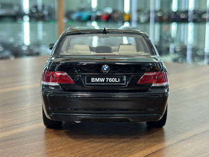 1/18 Diecast BMW 760Li Individual V12 (E66) – Kyosho (R. Black,  Full Opening)