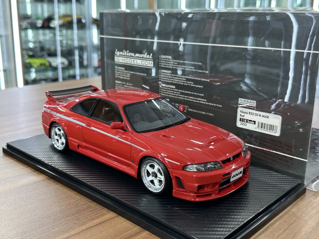 1/18 resin Ignition Model Nissan Skyline GT-R R33 Nismo 400R Red