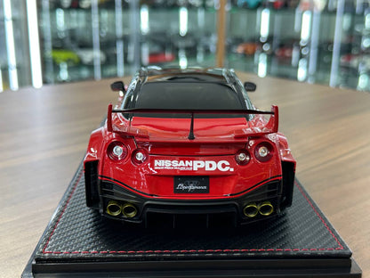 1/18 resin Ignition Model Nissan R35 GT-RR LB-Silhouette WORKS #5 Red/Black  - Limited Edition
