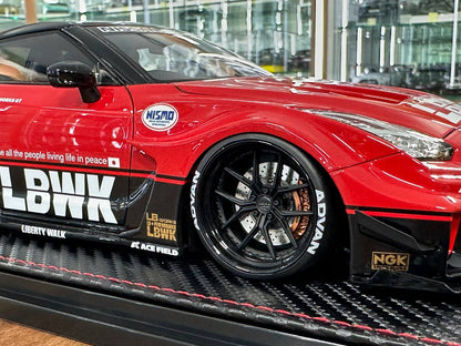 1/18 resin Ignition Model Nissan R35 GT-RR LB-Silhouette WORKS #5 Red/Black  - Limited Edition