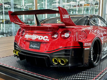 1/18 resin Ignition Model Nissan R35 GT-RR LB-Silhouette WORKS #5 Red/Black  - Limited Edition