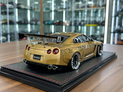 Ignition Model 1/18 Resin Nissan R35 GT-R PANDEM – Gold