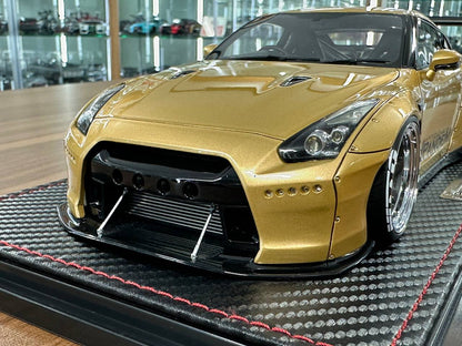 Ignition Model 1/18 Resin Nissan R35 GT-R PANDEM – Gold