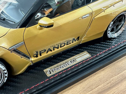 Ignition Model 1/18 Resin Nissan R35 GT-R PANDEM – Gold