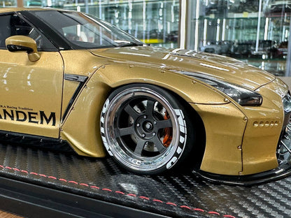 Ignition Model 1/18 Resin Nissan R35 GT-R PANDEM – Gold