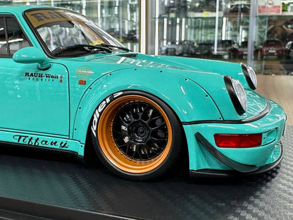 Ignition Model 1/18 Resin Porsche 964 RWB – Light Blue