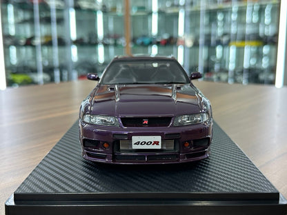 Ignition Model 1/18 Resin Nissan Skyline GT-R R33 Nismo 400R – Midnight Purple