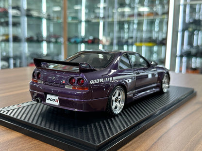Ignition Model 1/18 Resin Nissan Skyline GT-R R33 Nismo 400R – Midnight Purple