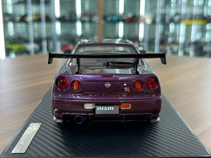 Ignition Model 1/18 Resin Nissan Skyline GT-R R34 R-Tune Nismo – Midnight Purple