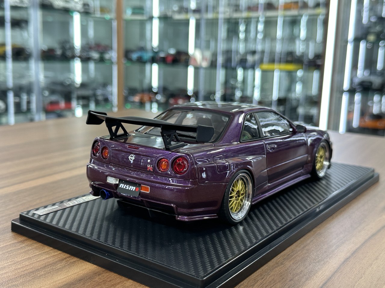Ignition Model 1/18 Resin Nissan Skyline GT-R R34 R-Tune Nismo – Midnight Purple