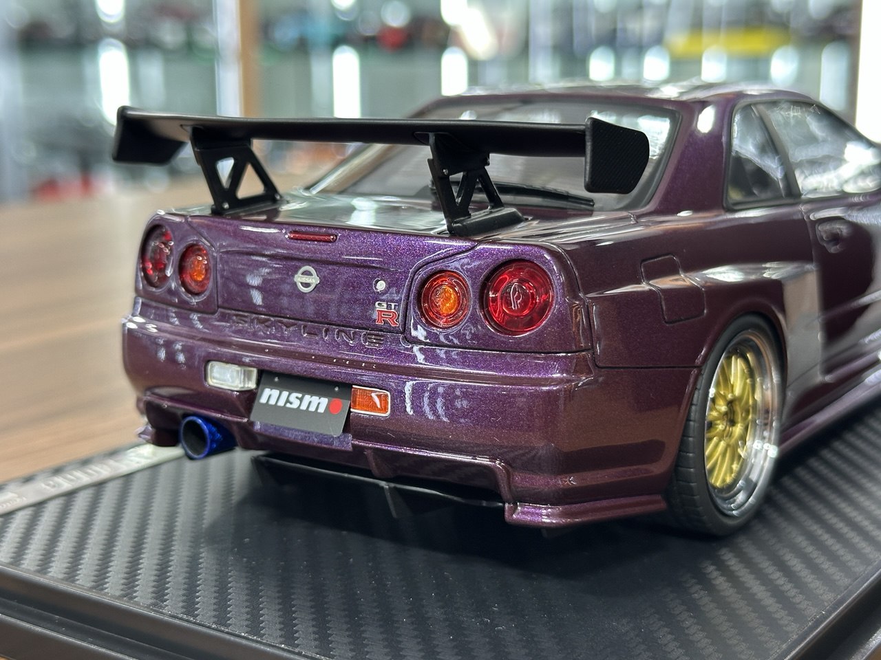 Ignition Model 1/18 Resin Nissan Skyline GT-R R34 R-Tune Nismo – Midnight Purple