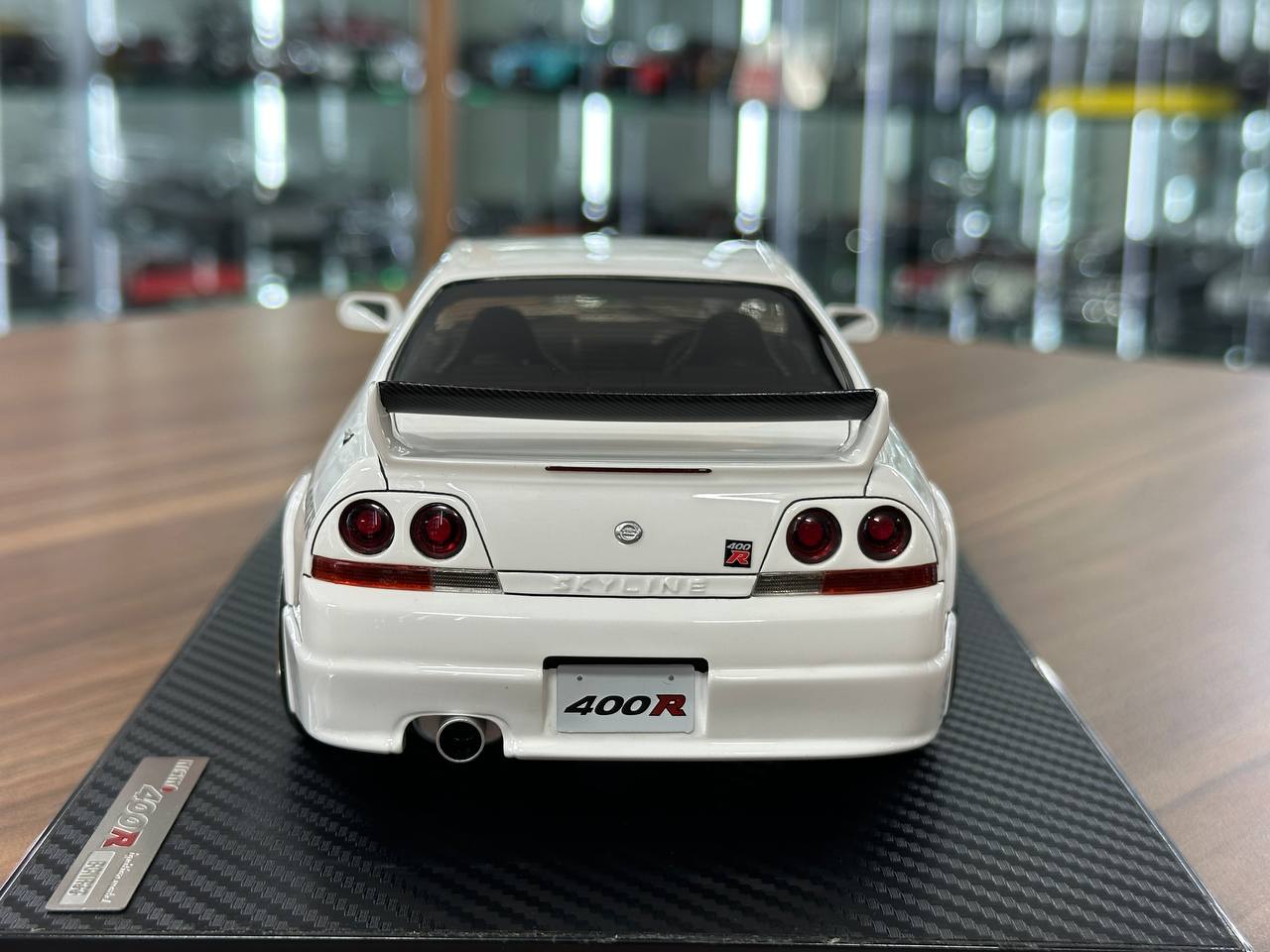 Ignition Model 1/18 Nissan R33 Nismo 400R – White Resin – dturman.com