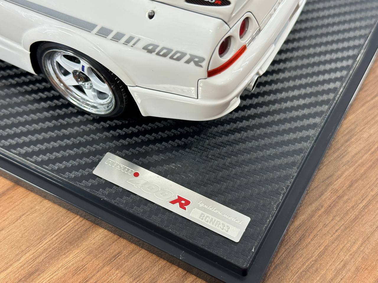 Ignition Model 1/18 Nissan R33 Nismo 400R – White Resin – dturman.com