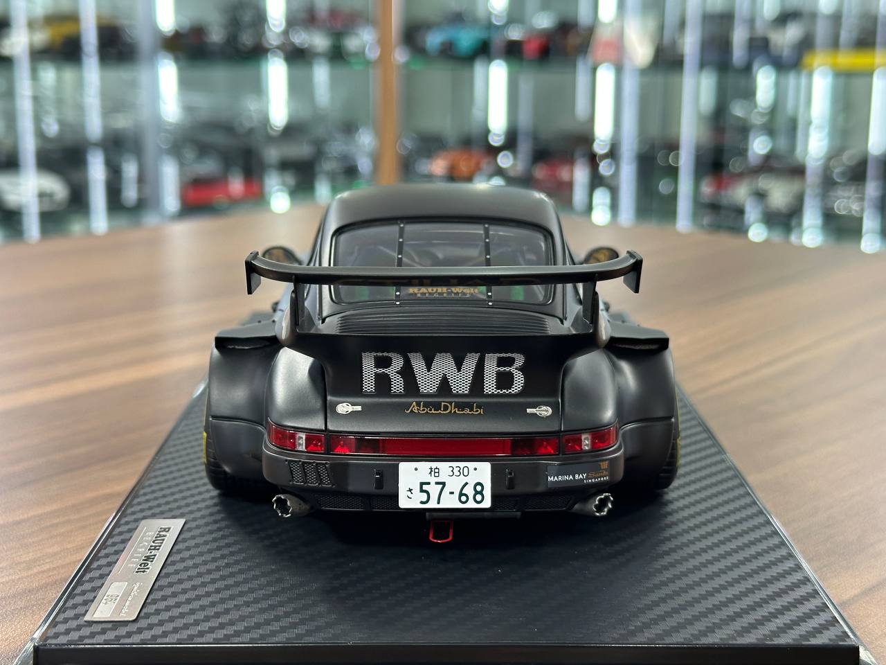 Porsche 964 RWB Stella Artois Matte Black 1/18 Resin – dturman.com