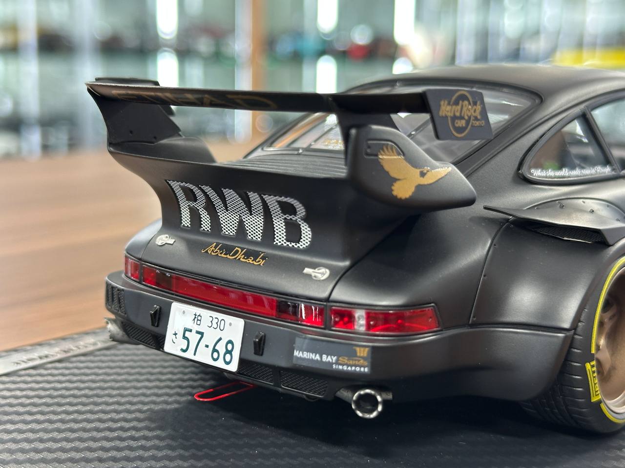 Porsche 964 RWB Stella Artois Matte Black 1/18 Resin – dturman.com