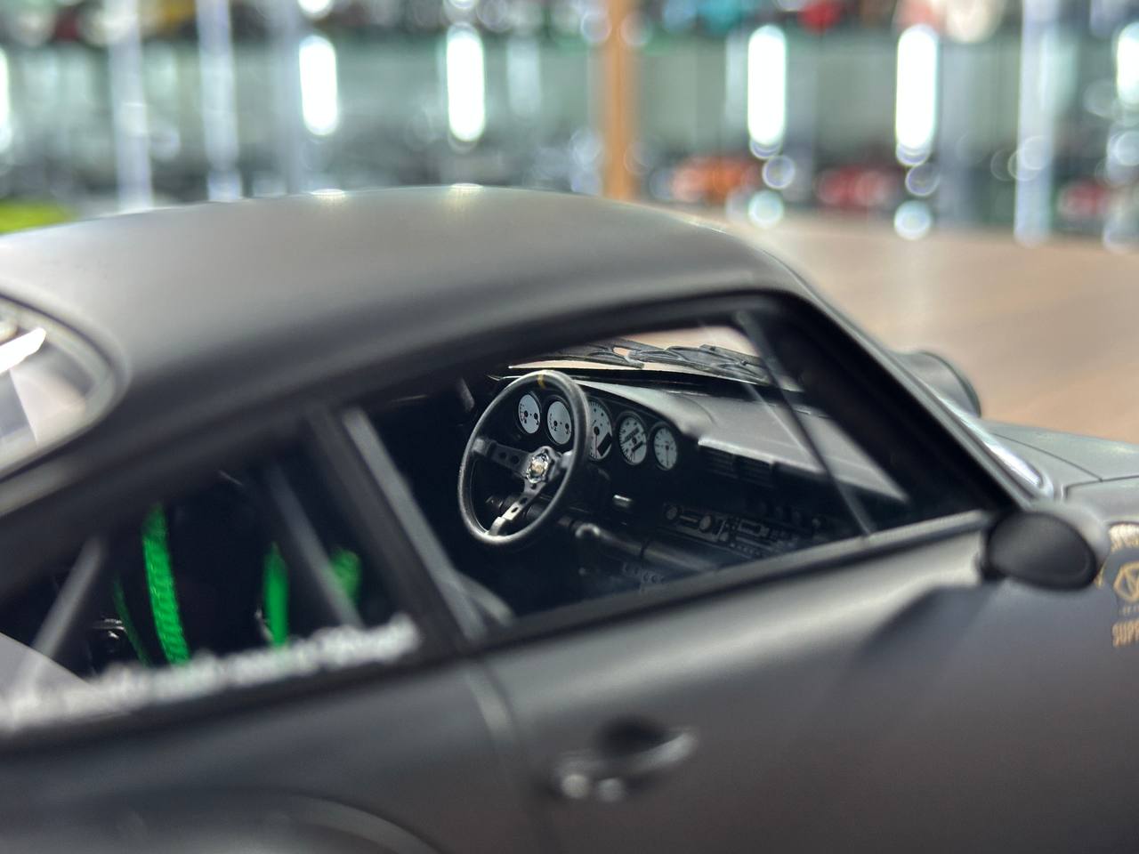 Porsche 964 RWB Stella Artois Matte Black 1/18 Resin – dturman.com