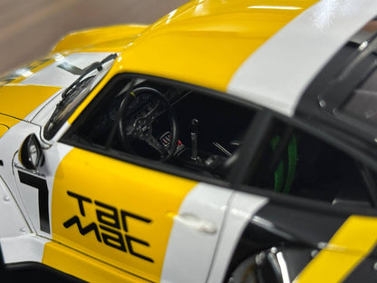1/18 Resin Ignition Model Porsche 993 RWB Tarmac 1048 #7 – Yellow/Black