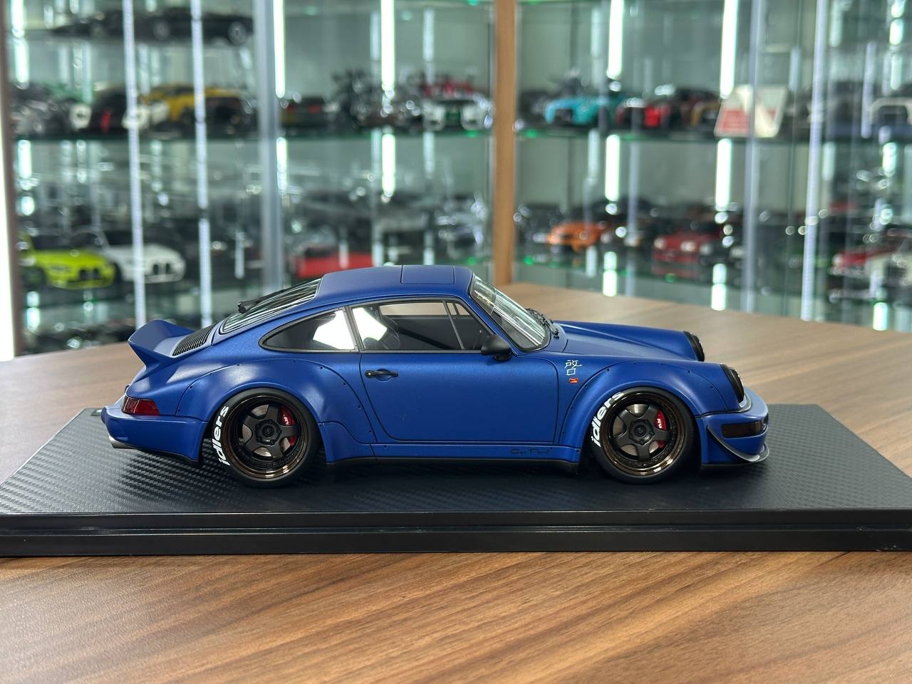 1/18 Resin Ignition Model Porsche 964 RWB – Matte Blue