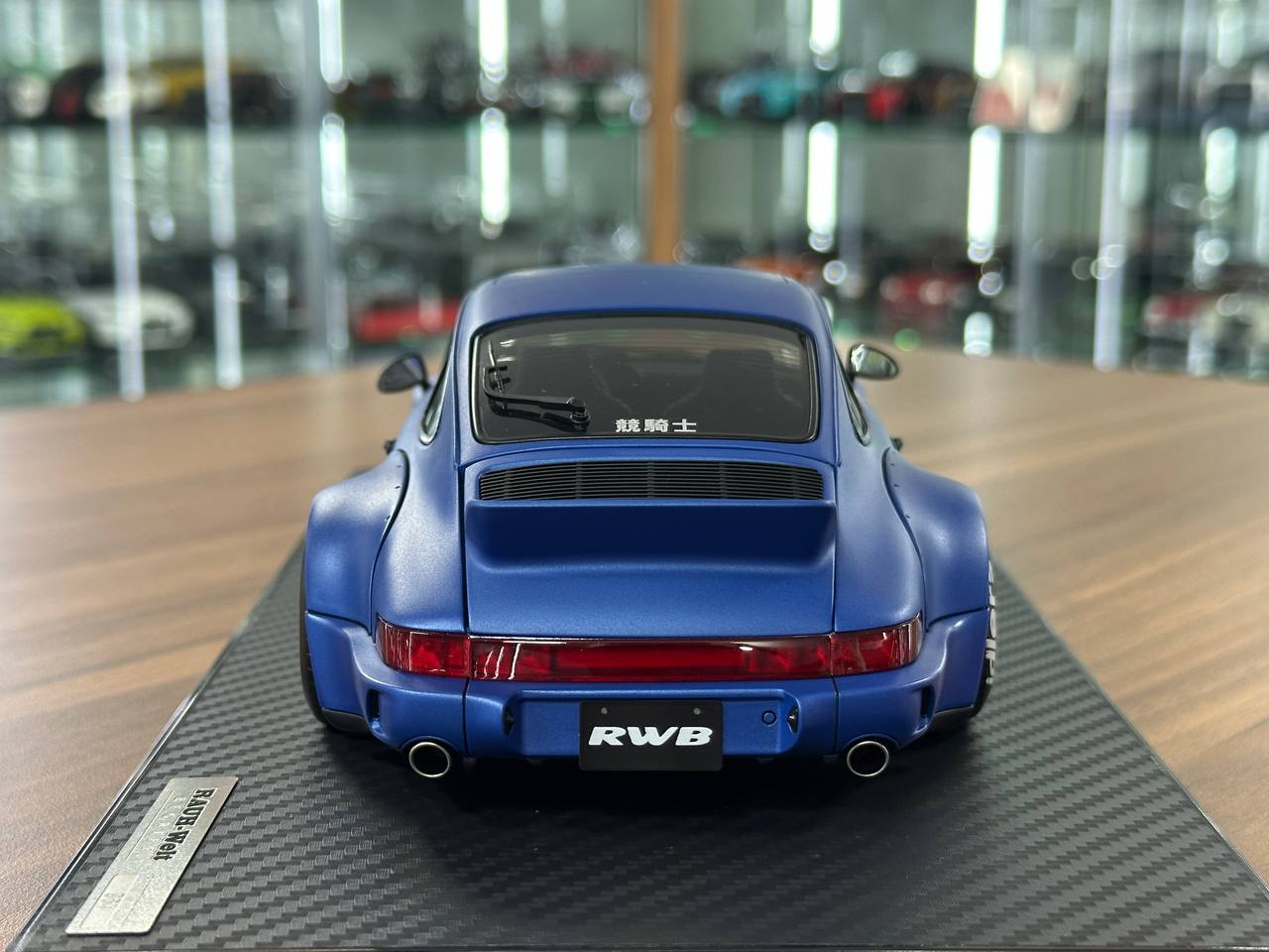 1/18 Resin Ignition Model Porsche 964 RWB – Matte Blue