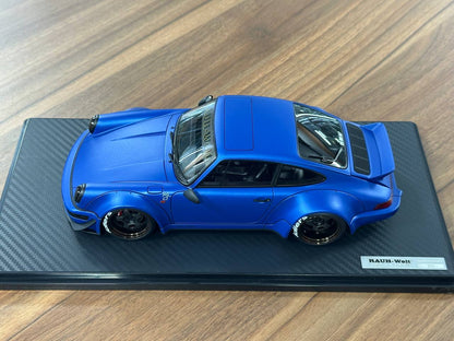 1/18 Resin Ignition Model Porsche 964 RWB – Matte Blue