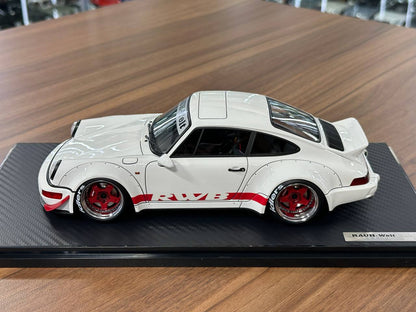 1/18 Resin Ignition Model Porsche 964 RWB – White