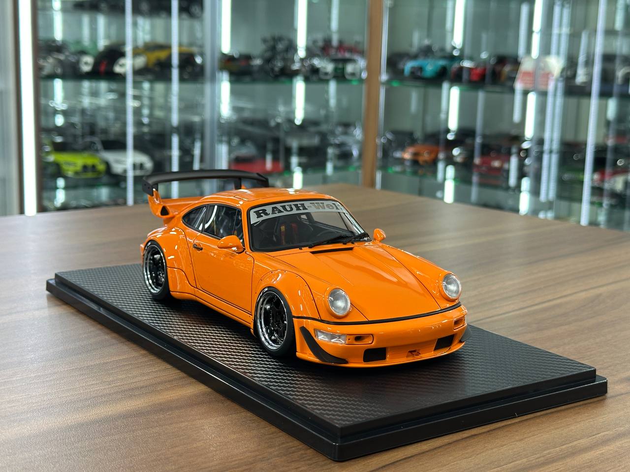 Porsche 964 RWB Matte Blue 1/18 Resin Model – Ignition – dturman.com