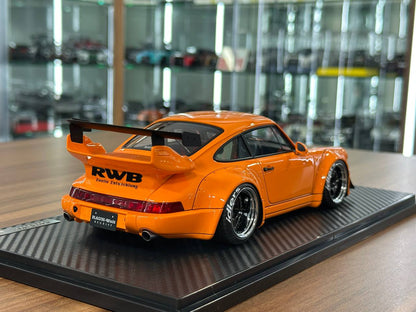 1/18 Resin Ignition Model Porsche 964 RWB – Orange